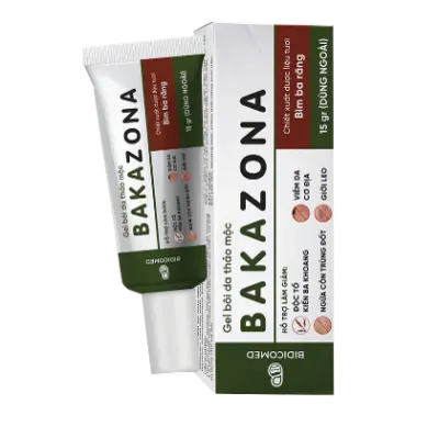 Gel bôi da thảo mộc Bakazona Bidicomed